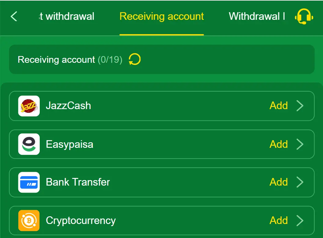 Pak998 Game Payment Gateways
