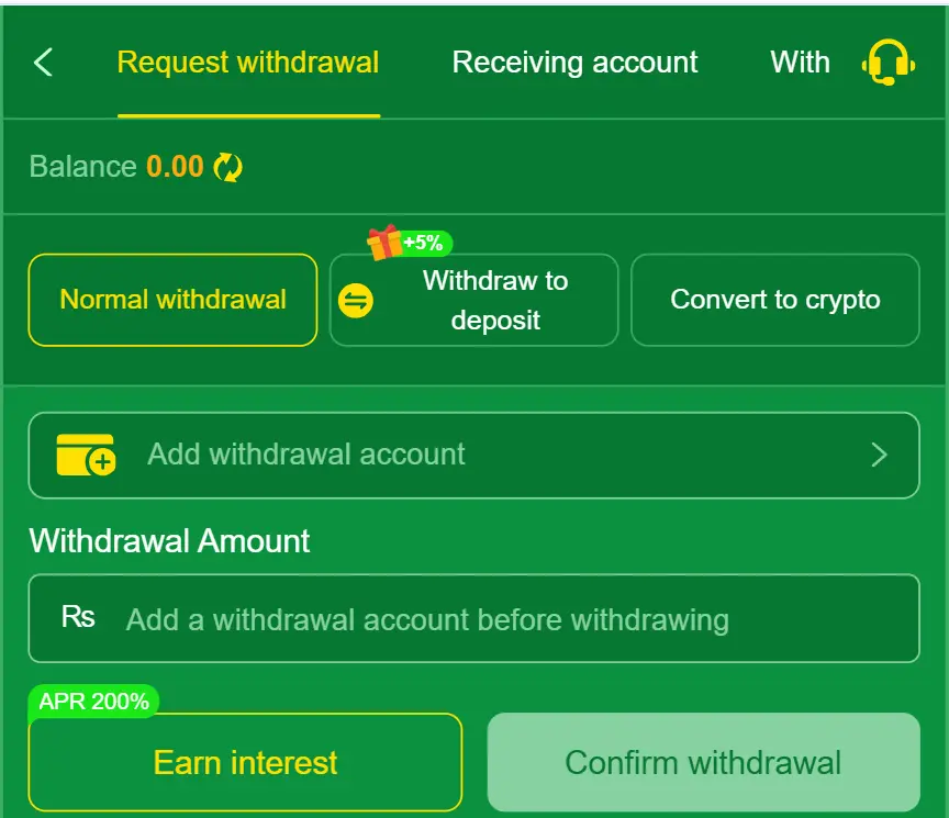 Pak998 Game Withdrawing Money